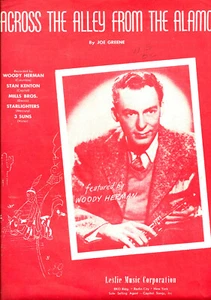 Across The Alley From The Alamo Noten Cover Woody Herman 1947...BOGO SALE - Bild 1 von 1