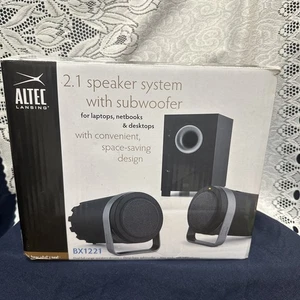 Altec Lansing Computer Speaker System with Subwoofer BX1221 New - Picture 1 of 15