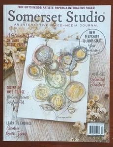 Somerset Studio Magazine Aug/Sept/Oct 2021 Mixed Media Art Craft Journal - Picture 1 of 5