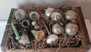 Konvolut 13 Merkur Glas Weihnachtsschmuck Polen Tschechien W Deutschland begehrt  - Bild 1 von 12