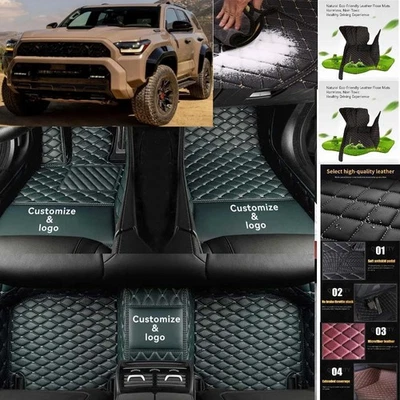 For Toyota 4Runner Car Floor Mats Anti-Slip Carpets Handmde Liners - Imagem 1 de 4