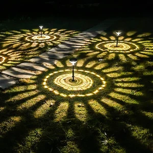 Bright Solar Pathway Lights 8 Pack, Warm White + Cool White LED Outdoor IP67 ... - Picture 1 of 6
