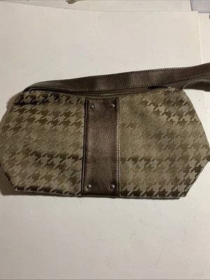 BOLSO DE HOMBRO/BOLSO DE MAQUILLAJE SHISEIDO VINTAGE Tostado y Marrón Foto 1 de 4