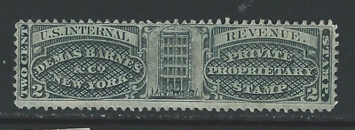 Bigjake: RS-25a,  2 cent Demas Barnes & Co. -  Match & Medicine - Image 1 of 2