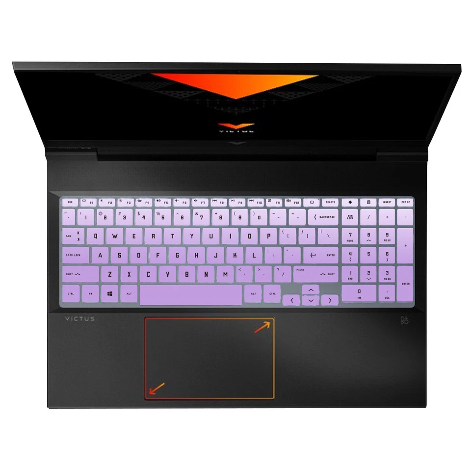 keyboard skin for HP OMEN Slim 16-an0015TX 16-an0012TX 16-an0075cl 16-an0003nr - Image 1 of 1