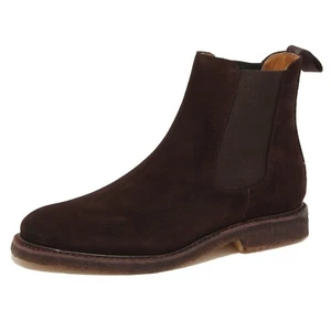 2089P polacchino uomo CORDWAINER JEROME suede brown marrone shoe men boot - Picture 1 of 4