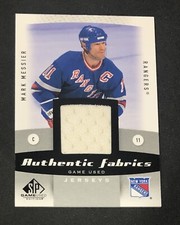 Mark Messier 2010-11 Upper Deck SP Game Used Authentic Fabrics AF-MM