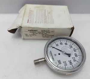 Ashcroft 35-1009-SW-02L-300 Industrial Duralife Gauge Size 3-1/2 Inch 300PSI - Picture 1 of 7