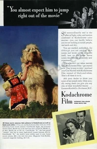 1939 Eastman Kodak Kodachrome Film Old PRINT MAGAZINE AD Vintage! (4079) - Picture 1 of 1