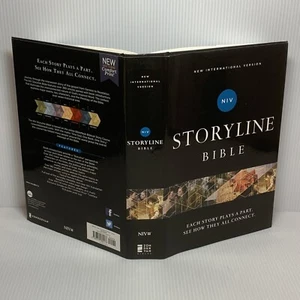 NIV Storyline Bible (HC w/ DJ, Comfort Print, Zondervan) Each Story Plays a Part - Picture 1 of 14