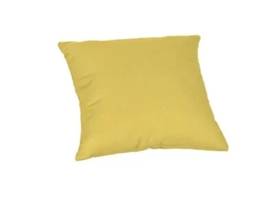 Sunbrella Yellow Chair 16-inch Square Out Door Throw Pillow Cushion Comfortable - Image 1 of 3