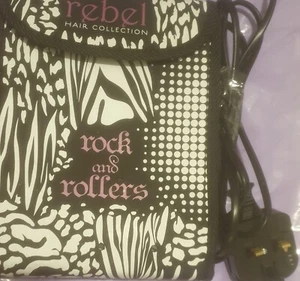 For XMas unboxed Pink/Purple Heated Rebel Rock&Rollers 12 flexible Bendy Rollers - Picture 1 of 5