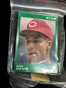 1988 Star Company Eric Davis Reds Limited Edition Platinum /1000 vintage