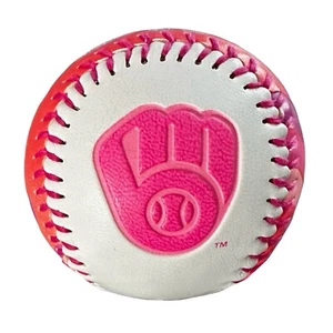 Rawlings MLBP 2020 Milwaukee Brewers Pink Souvenir Baseball Ball - Bild 1 von 4