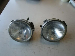 Opel BMW E12 E28 E30 Scheinwerfer Einsatz Lampenring Hella orig. SET - Picture 1 of 10