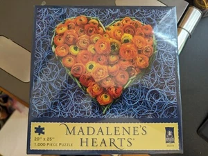 MADALENE'S HEARTS: 1000 PUZZLE by Be Puzzled - 20"x 25" SEALED / SHRINK WRAPPED - Picture 1 of 2