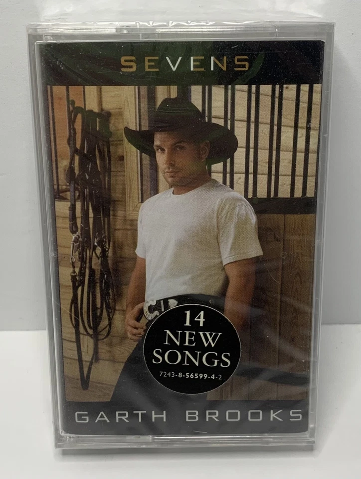 NEW! Garth Brooks Sevens (Cassette Tape, 1997) Canadian NEW - Image 1 of 4