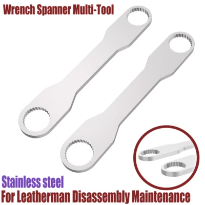 2X Slim Steel Wrench Parse Tool Spanner For Leatherman Disassembly Maintenance - Image 1 of 4