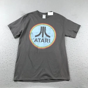 Atari Shirt Adult Medium Gray Short Sleeves Lightweight Tee NWT * - Picture 1 of 14
