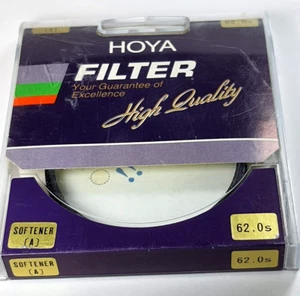 62mm Hoya Softener A Focus Lens filter Japan Portrait-s 62 mm Soft Focus Softer - Picture 1 of 4