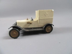 A742 Vintage 1960 Chiave Francia Citroën Tipo B2 1923 Ambulanza Gioco Plastica - Foto 1 di 9