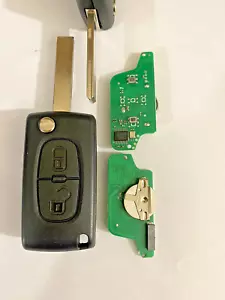 Clé Vierge compatible CE0523 ASK ET CE0536 ASK Peugeot 207 2006 A 2012 - Bild 1 von 1