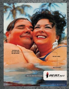Heat.net Whirlpool Sega.com Online Gaming 2000 Vintage Print Ad Art C - Bild 1 von 1