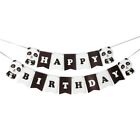 Cute Panda Bamboo  Happy Birthday Banner Bunting Party Decoration Flags Kids UK