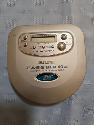 Leitor de disco compacto AIWA modelo XP-V516C corrida 40 segundos antichoque - Imagem 1 de 4