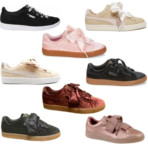 Puma Womens Trainers~Basket~Heart~RRP £45~Sizes UK 3 to 8