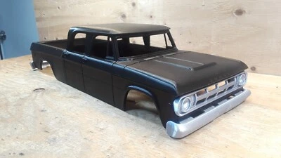 3D Printed RC CAR 1969 Dodge D200 4 Door Truck 1/10 Body PLA Plastic - Image 1 of 4