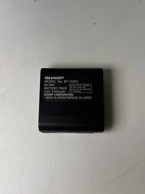Sharp BT-H22U Battery Pack Black 3.6V 2700mAh Rechargeable for Viewcam VL-A10H - Image 1 of 4