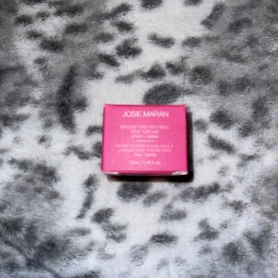 Josie Maran Argan Pro-Retinol Creme para os Olhos Suave e Hidratado 0,46 oz Tamanho Completo Novo - Imagem 1 de 4