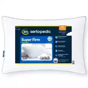 Sertapedic Super Firm Bed Pillow, Standard/Queen, 2 Pack Free Shipping - Picture 1 of 5