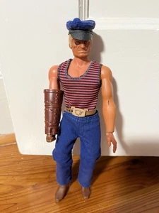 Big Jim Mattel Torpedo Fist P.A.C.K. Wolfpack PACK Commander Whip Complete Hat - Picture 1 of 12