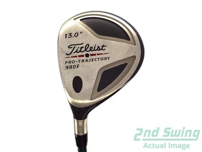 Titleist 980 F Fairway Wood 3+ Wood 13° Graphite Stiff Left 43.25in - Image 1 of 4