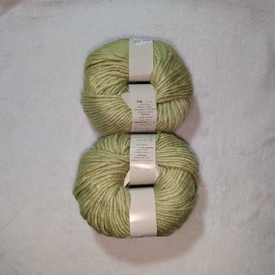 Ella Rae Latte Color 04 Green Alpaca 50g 82yds 2 Balls - Image 1 of 4