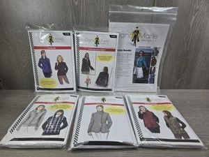 Dana Marie Design Co, Sewing Pattern Lot of 6 Jackets Coats Vest - Picture 1 of 5