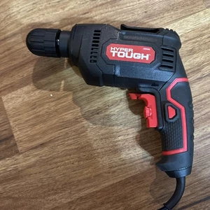 Hyper Tough 5 Amp Corded Drill, 3/8 inch Keyless Chuck, Variable Speed, Lock-on - Picture 1 of 2