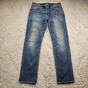 Jeans uomo Revtown automatico baffi sbiaditi grunge Y2K Distress taglia 34x33 - Foto 1 di 15