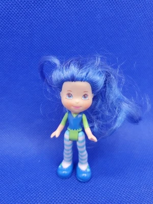 Muñeca Blueberry Muffin Strawberry Shortcake 2008 3"" figura de juguete sin ropa Foto 1 de 4