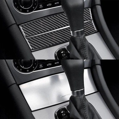Cubierta interior de fibra de carbono apta para Mercedes Benz Clase C 05-07 W203 Foto 1 de 4