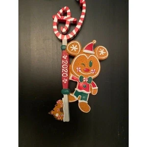 Disney 6" Disney Key Christmas Xmas Tree Decoration Gingerbread Man Ornament - Picture 1 of 7