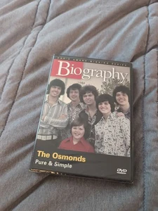 Biography The Osmonds Pure and Simple DVD Donnie Marie Osmond 1999 Sealed - Picture 1 of 6