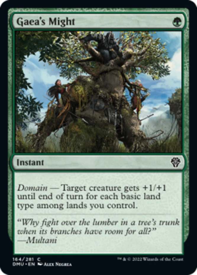 x1 Gaea's Might - Dominaria United - NM - MTG - Image 1 of 1