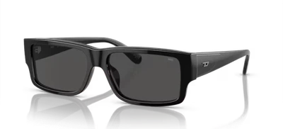 Diesel DL 2003 GLOSSY BLACK/ GREY 57/15/145 men Sunglasses - Изображение 1 из 2