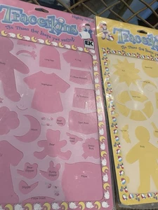Tracerkins Stencil DIY Craft CraftingDrawing, Scrapbook Set Of 2 - Picture 1 of 5