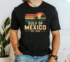 Vtg Gulf of Mexico Est 1550 Short Sleeve T-Shirt - Picture 1 of 5