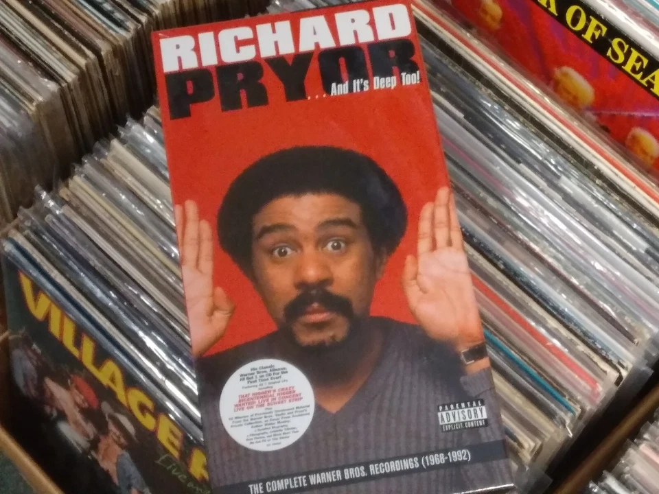 Richard Pryor "And It's Deep Too!" 1968-1992 Complete Warner 9 CD Box Set NEW - Image 1 of 4