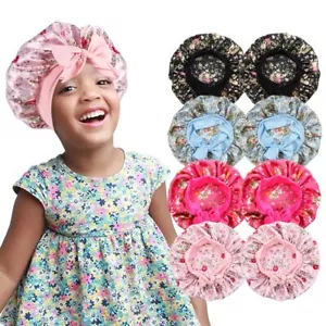 8 PCS Silk Bonnet for Sleeping Kids Baby Bonnet Toddler Bonnet for Kids with ... - Picture 1 of 6